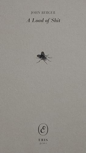 Book cover with grey background, a single fly in the center, and black text.