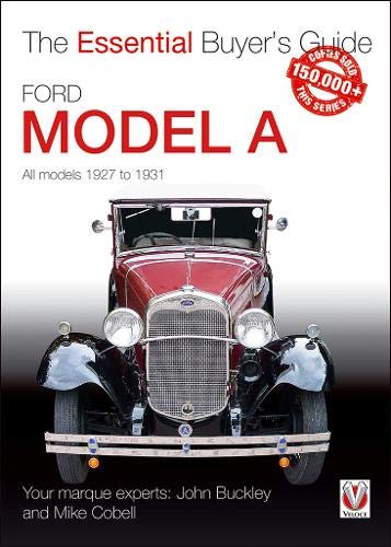 Book cover featuring a front view of a red vintage Ford Model A car.