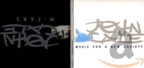 CD cover for John Cale’s “Music For A New Society/M:FANS” with graffiti art.
