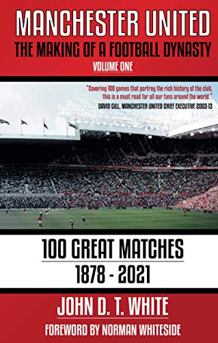 Image of a book about Manchester United football club with a plain cover design.