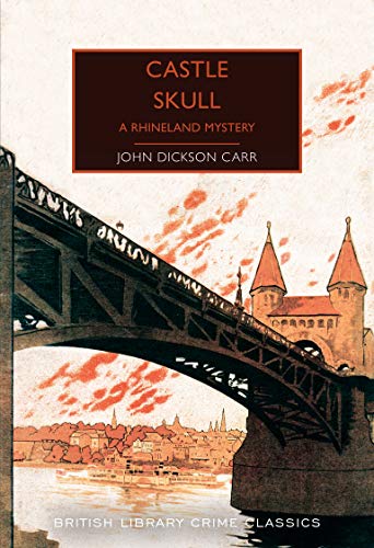 Book cover: “Castle Skull” with a bridge, castle, and sunset illustration.