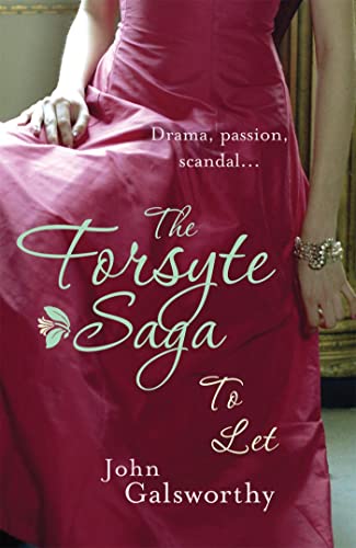 Book cover: “The Forsyte Saga 3: To Let” with a woman in red.