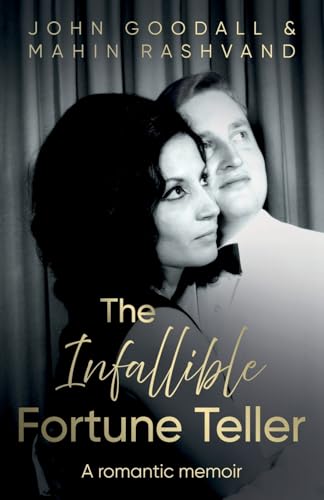 Book cover with a sepia-toned portrait of a couple, titled “The Infallible Fortune Teller.”