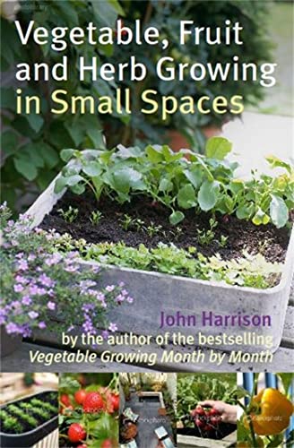Book cover showing a planter box filled with growing vegetables and herbs.