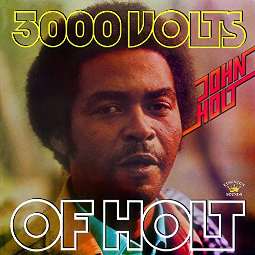 John Holt album cover: portrait with bold yellow and red text.