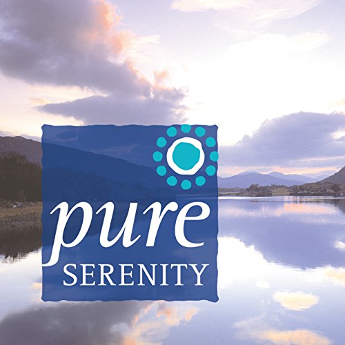 CD cover for John Keech’s “Pure Serenity” with a lakeside landscape.
