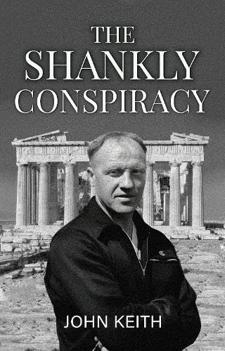 Book cover: black and white portrait of a man with a temple backdrop.