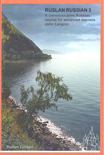 Book cover: "Ruslan Russian 3" with a lakeside landscape.