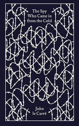 Book cover: “The Spy Who Came in from the Cold” with barbed wire design.