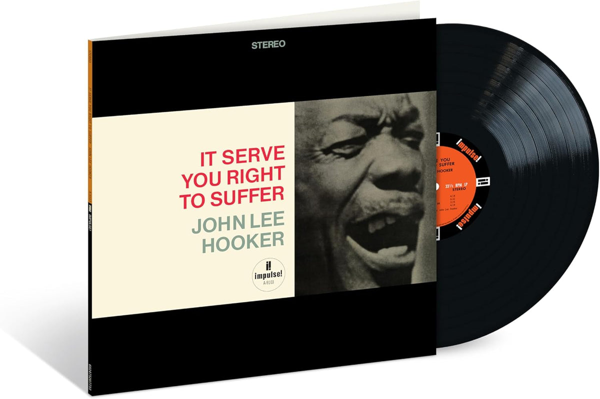 John Lee Hooker’s “It Serve You Right To Suffer” vinyl record.