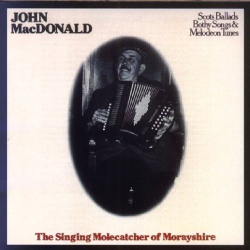 Album cover with a man holding an accordion, singing, in a sepia-toned oval.