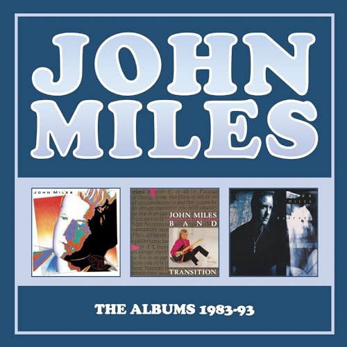 John Miles 3CD album cover featuring four album art images, 1983-93.