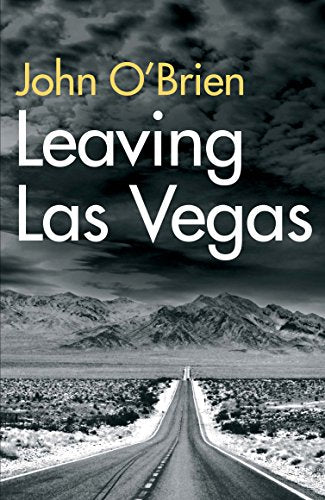Book cover: "Leaving Las Vegas" with desert highway landscape.