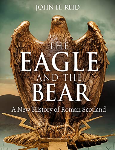Book cover featuring a bronze Roman eagle statue against a cloudy, mountainous landscape.