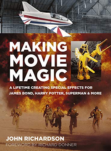 Book cover featuring film special effects imagery: spaceships, robots, explosions.