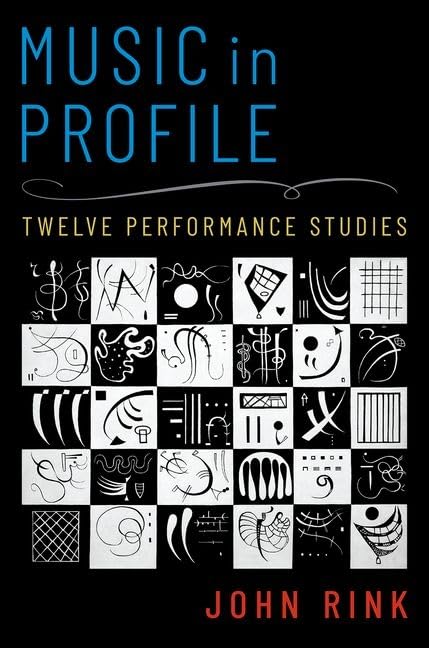 Book cover: "Music in Profile" with abstract musical notation grid.