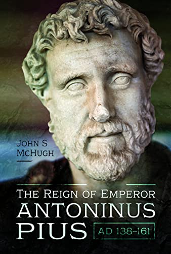 Book cover featuring a marble bust of Roman Emperor Antoninus Pius.