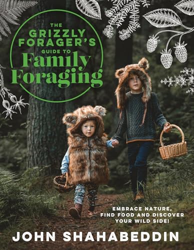 Book cover: two children in bear hats walking in a forest.