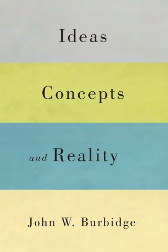 Book cover with stacked color blocks and title “Ideas, Concepts, and Reality.”