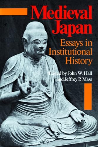 Book cover: "Medieval Japan" with a statue of a seated Buddha.