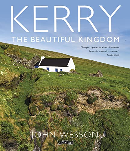 Book cover depicting a white cottage on a lush green hillside in Kerry.