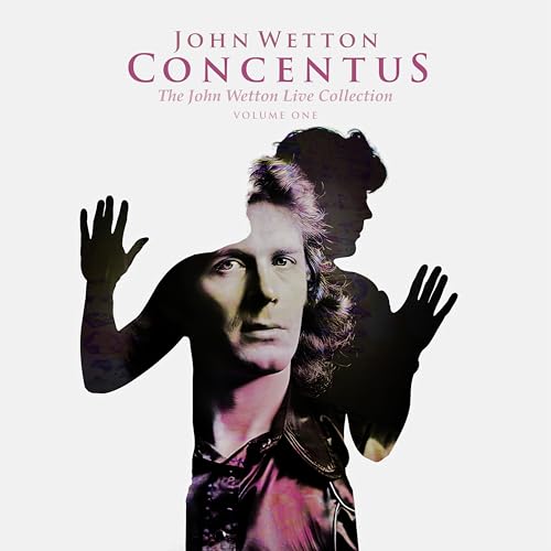 CD cover for John Wetton’s “Concentus” featuring a portrait of the artist.