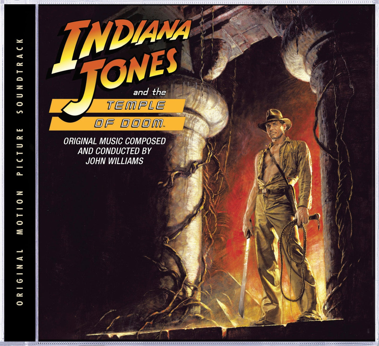 CD cover for "Indiana Jones and the Temple of Doom" soundtrack.