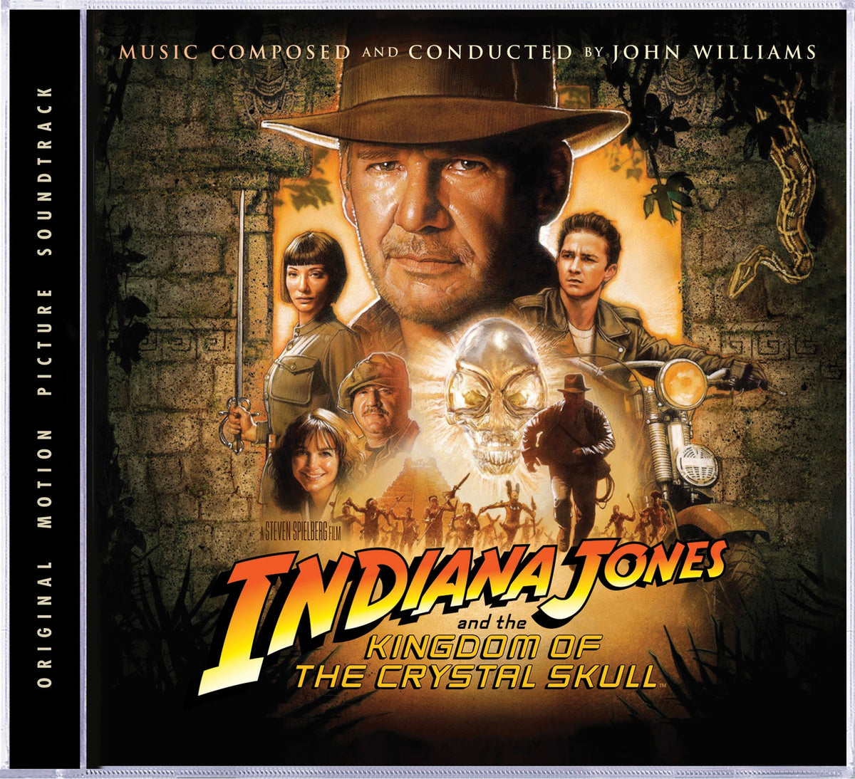 CD cover for "Indiana Jones and the Kingdom of the Crystal Skull" soundtrack.