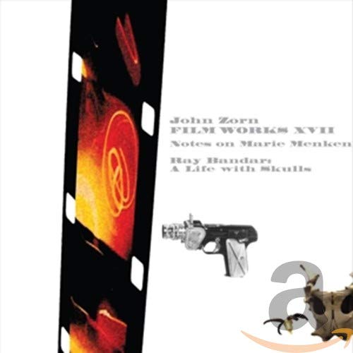 CD cover with film strip, handgun image, and text details.