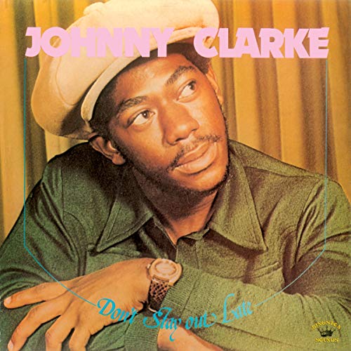 Johnny Clarke album cover featuring a portrait of the reggae artist.