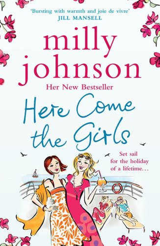 Book cover with illustrated women and a seaside scene, titled āHere Come the Girlsā.