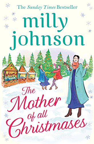 Book cover with illustrated winter scene and three figures in coats.