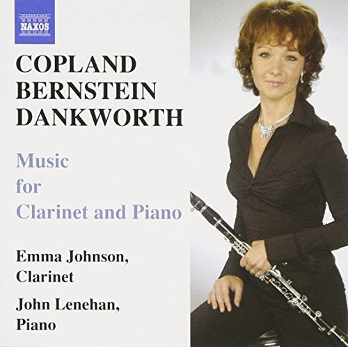 CD cover featuring a woman holding a clarinet, titled "Music for Clarinet and Piano".