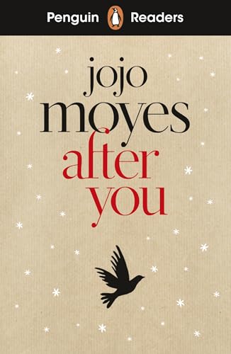 Book cover for After You by Jojo Moyes, featuring a bird and snowflakes.