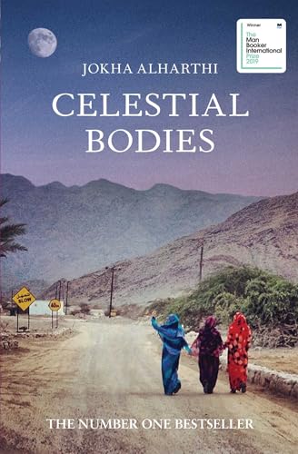 Book cover showing three women in colorful traditional clothing walking on a desert road.