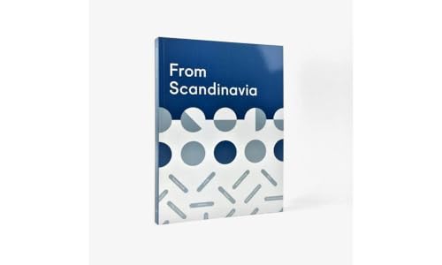 Book cover, "From Scandinavia," with blue and gray geometric pattern.