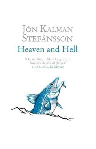 Book cover featuring text and a stylized blue fish rising from water.