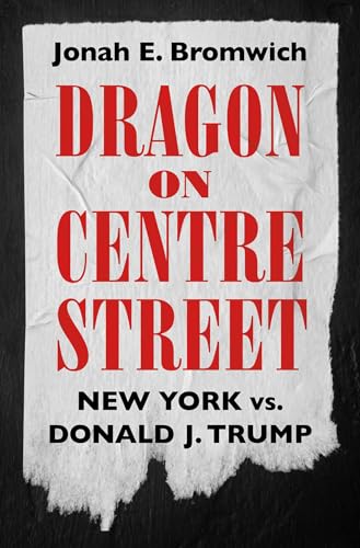 Book cover: "Dragon on Centre Street" with red text on white, torn paper.