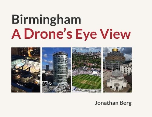 Book cover featuring aerial views of Birmingham landmarks and cityscapes.