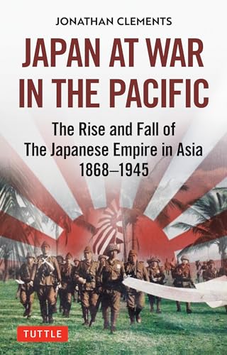 Book cover depicting wartime Japan, likely with ships or soldiers, Pacific theater.