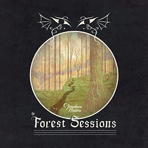 Album cover: forest landscape within a circular frame, text below.