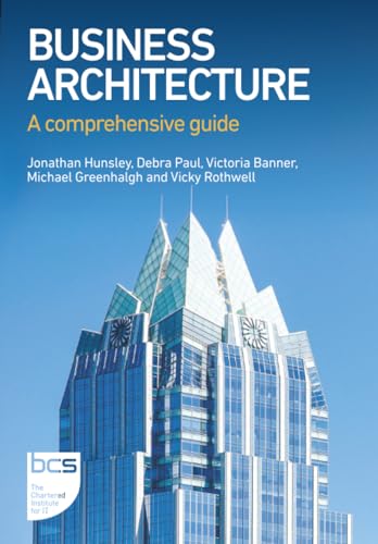 Book cover with title "Business Architecture" and image of a modern skyscraper.
