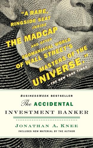 Book cover for "The Accidental Investment Banker" with yellow text overlay.