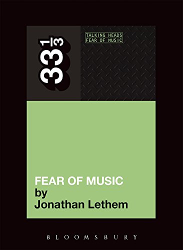 Book cover for Talking Heads' Fear of Music in the 33 1/3 series.