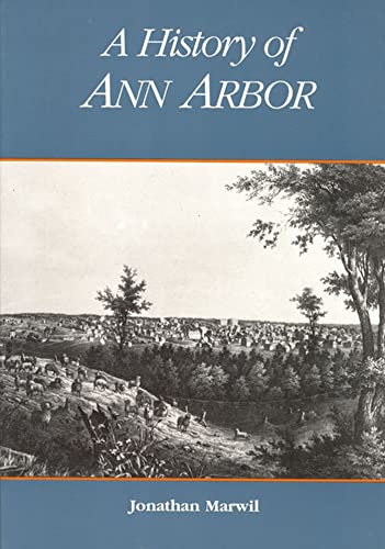 Book cover: “A History of Ann Arbor” with a vintage town illustration.