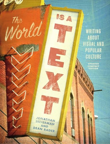 Book cover: "The World is a Text" with a vintage sign image.
