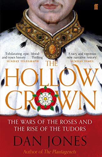 Book cover featuring a portrait of a Tudor monarch with a red and white rose.