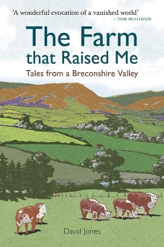 Book cover illustration showing sheep grazing in a green valley with rolling hills behind.
