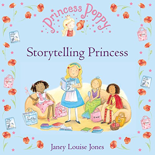 Children gathered around a girl reading from a book, illustrated cover.