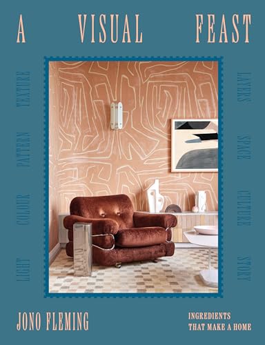 Book cover featuring a cozy, patterned room with a brown armchair.